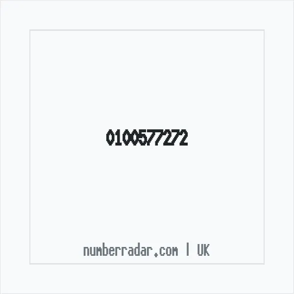Reverse number check for +44 100577272 — who called me?