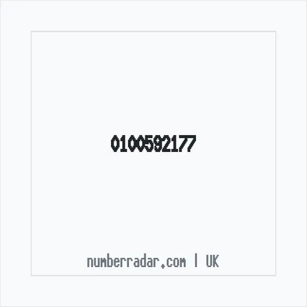 Reverse number check for +44 100592177 — who called me?