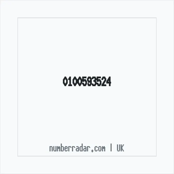 Reverse number check for +44 100593524 — who called me?