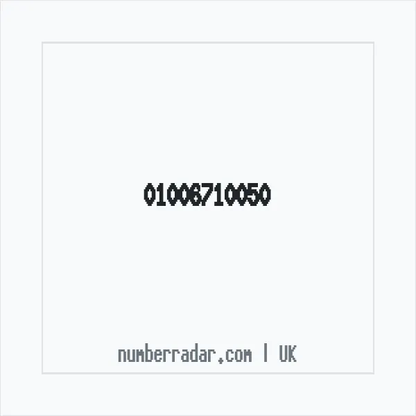 Reverse number check for +44 1006 710050 — who called me?