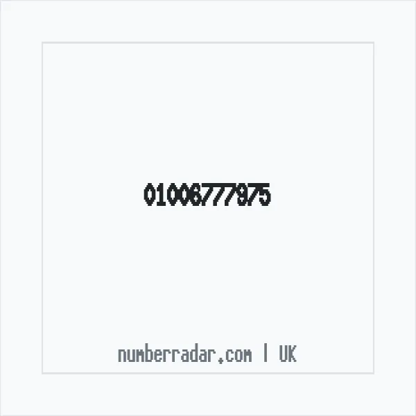Reverse number check for +44 1006 777975 — who called me?