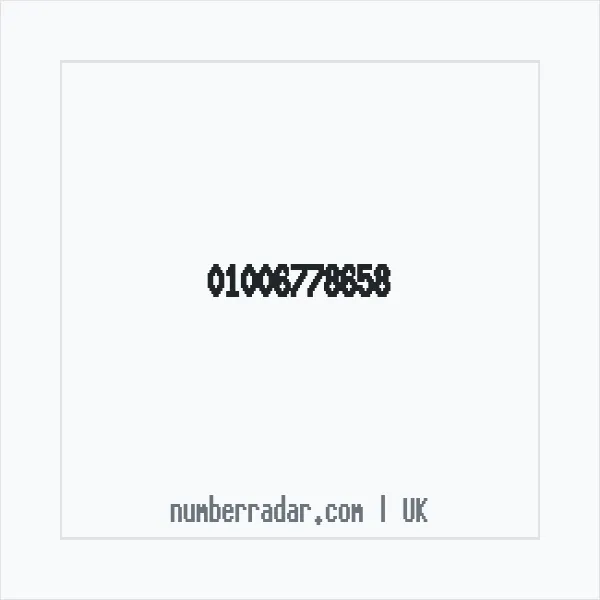 Reverse number check for +44 1006 778658 — who called me?