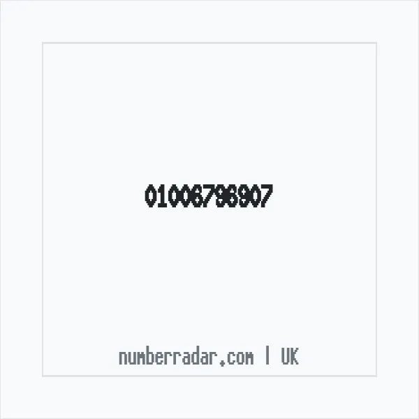 Reverse number check for +44 1006 796907 — who called me?