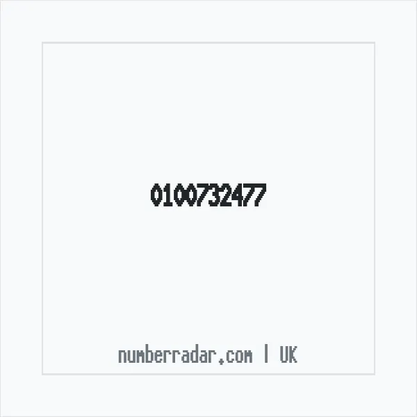 Reverse number check for +44 100732477 — who called me?