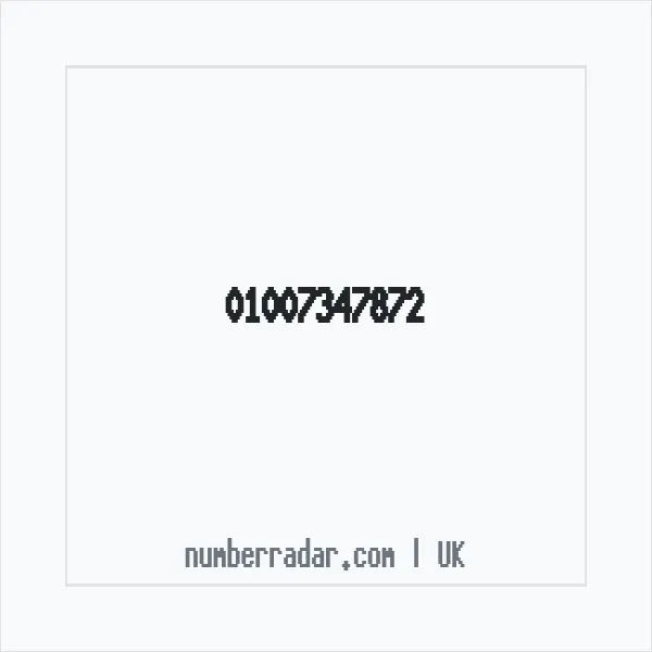 Reverse number check for +44 1007 347872 — who called me?