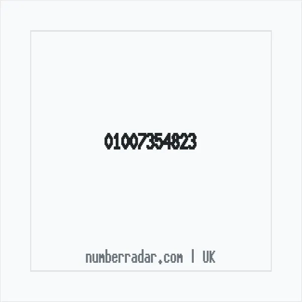 Reverse number check for +44 1007 354823 — who called me?