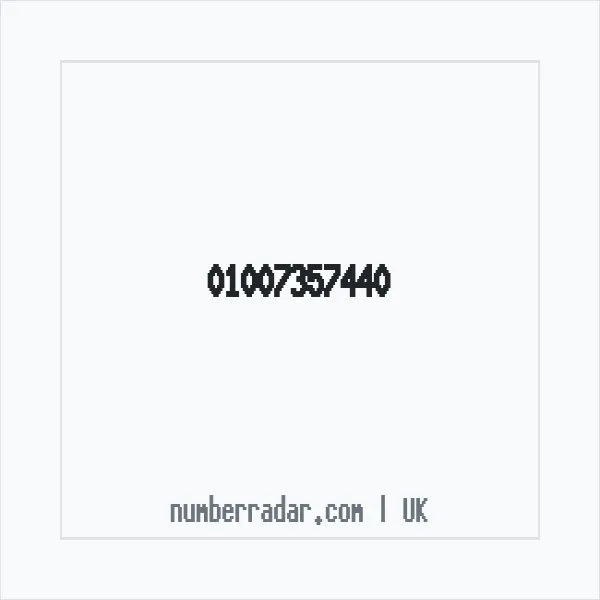 Reverse number check for +44 1007 357440 — who called me?