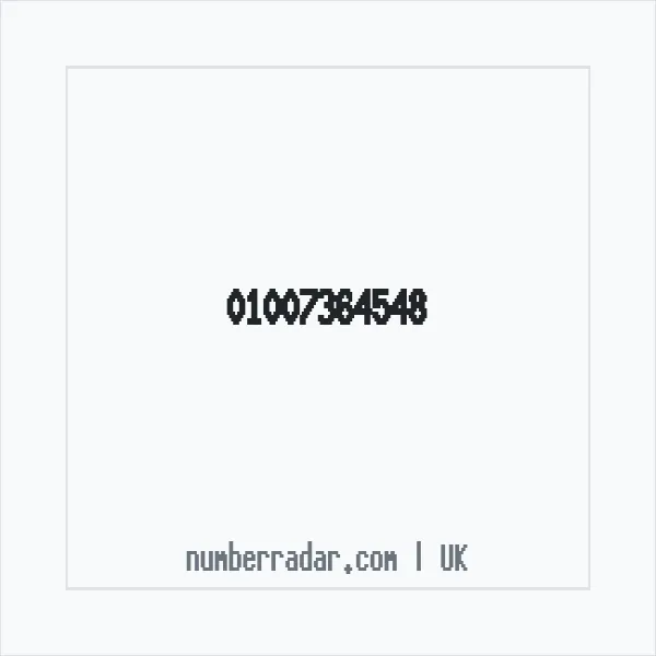 Reverse number check for +44 1007 364548 — who called me?