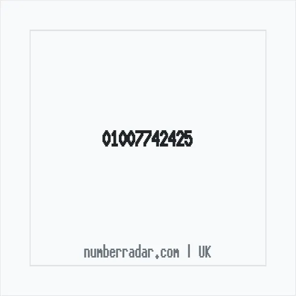 Reverse number check for +44 1007 742425 — who called me?