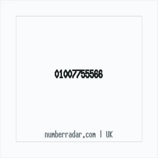 Reverse number check for +44 1007 755566 — who called me?