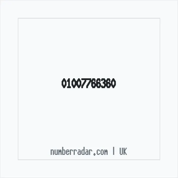 Reverse number check for +44 1007 766360 — who called me?