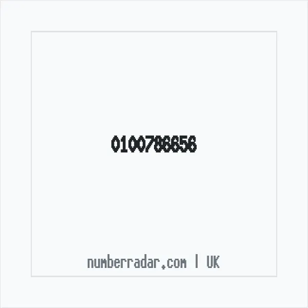Reverse number check for +44 100786656 — who called me?
