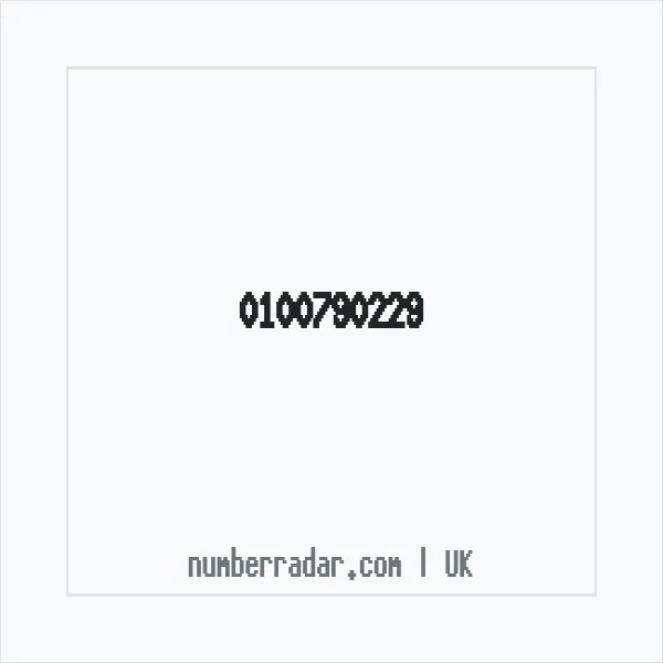 Reverse number check for +44 100790229 — who called me?