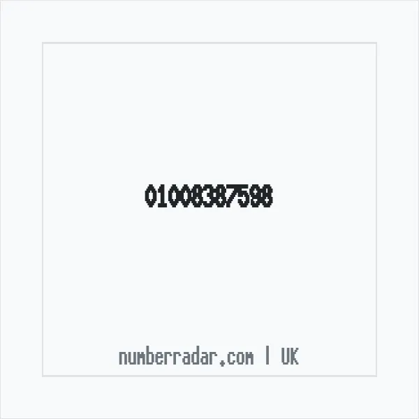 Reverse number check for +44 1008 387598 — who called me?