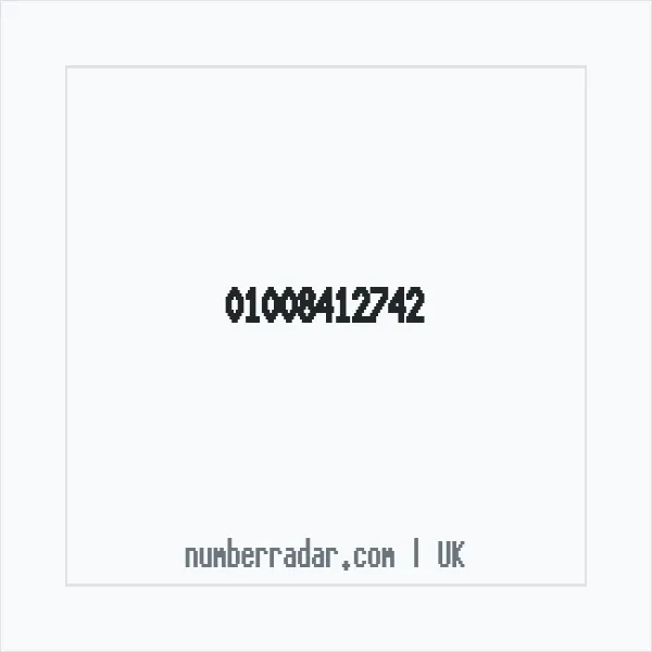 Reverse number check for +44 1008 412742 — who called me?