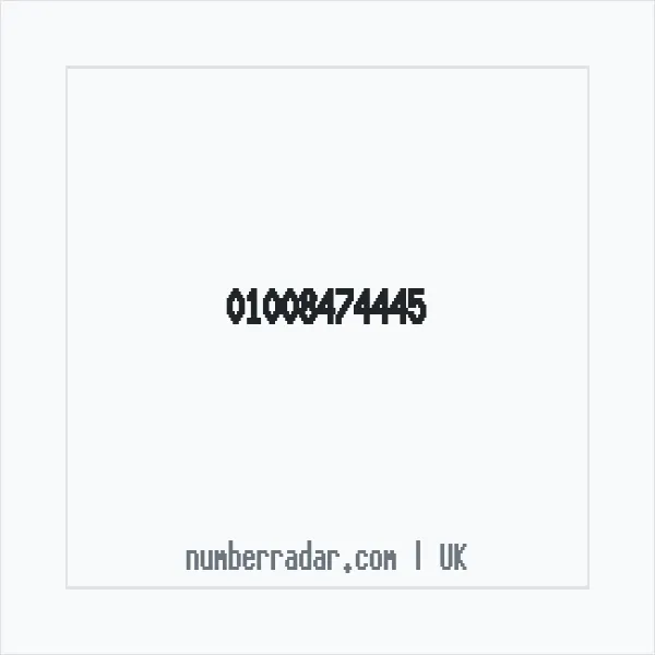 Reverse number check for +44 1008 474445 — who called me?