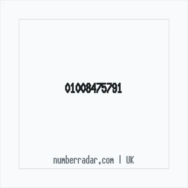 Reverse number check for +44 1008 475791 — who called me?