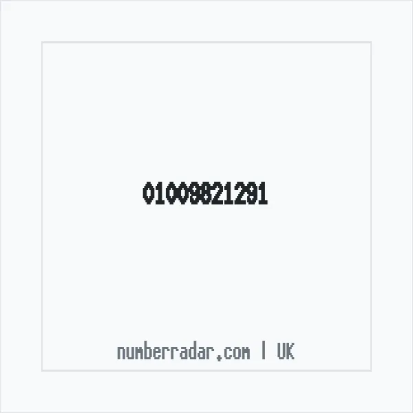 Reverse number check for +44 1009 821291 — who called me?
