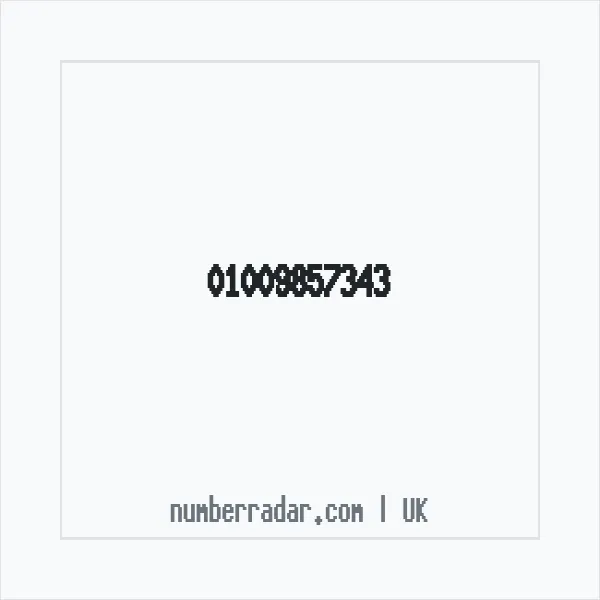 Reverse number check for +44 1009 857343 — who called me?