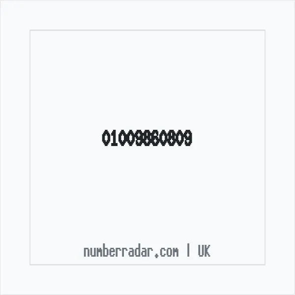 Reverse number check for +44 1009 860809 — who called me?