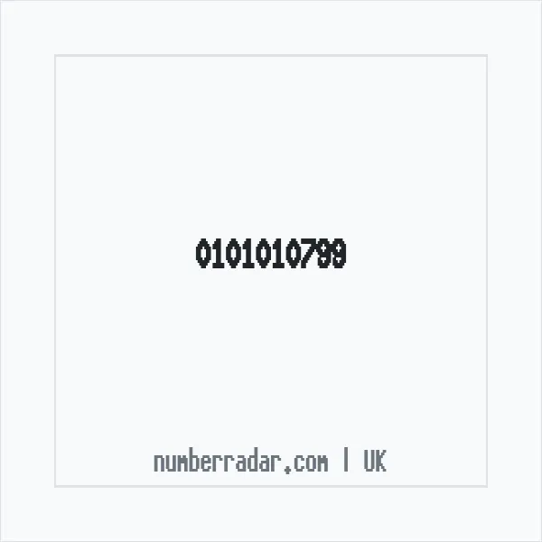 Reverse number check for +44 101010799 — who called me?