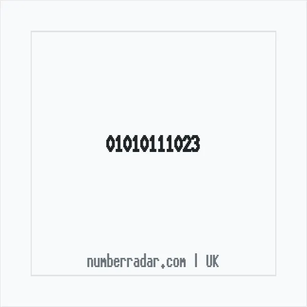 Reverse number check for +44 1010 111023 — who called me?