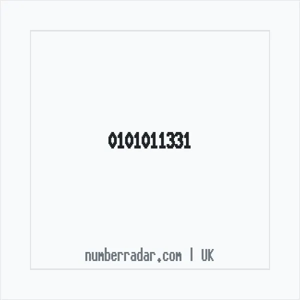 Reverse number check for +44 101011331 — who called me?