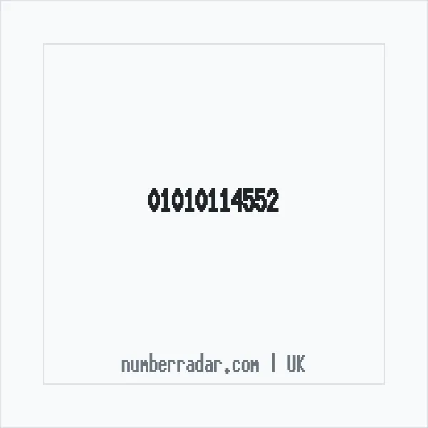 Reverse number check for +44 1010 114552 — who called me?