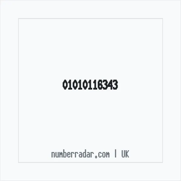 Reverse number check for +44 1010 116343 — who called me?