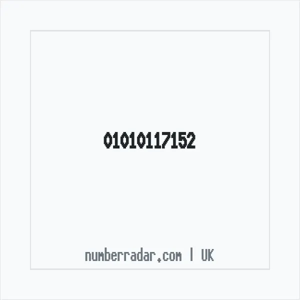 Reverse number check for +44 1010 117152 — who called me?