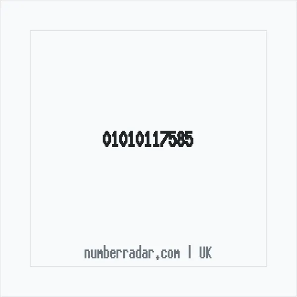 Reverse number check for +44 1010 117585 — who called me?