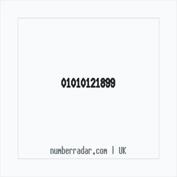 Reverse number check for +44 1010 121899 — who called me?