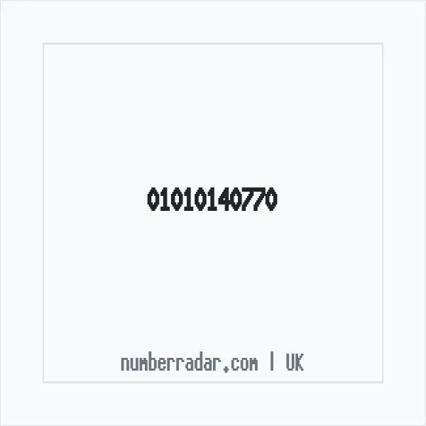 Reverse number check for +44 1010 140770 — who called me?
