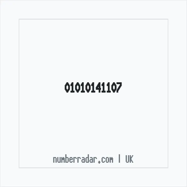 Reverse number check for +44 1010 141107 — who called me?
