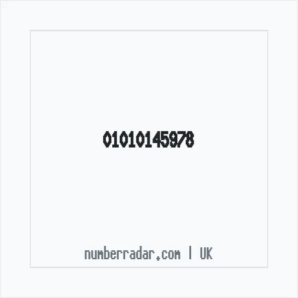 Reverse number check for +44 1010 145978 — who called me?