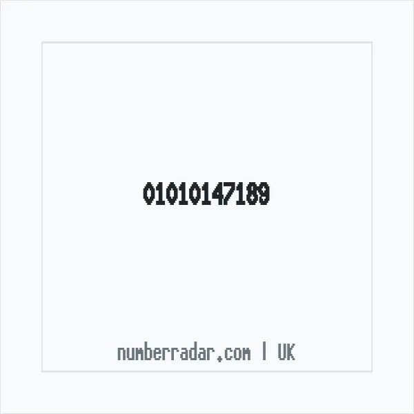 Reverse number check for +44 1010 147189 — who called me?