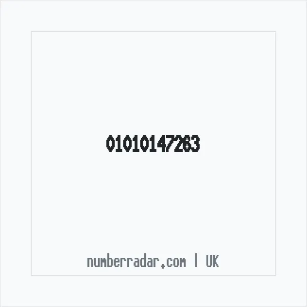Reverse number check for +44 1010 147263 — who called me?