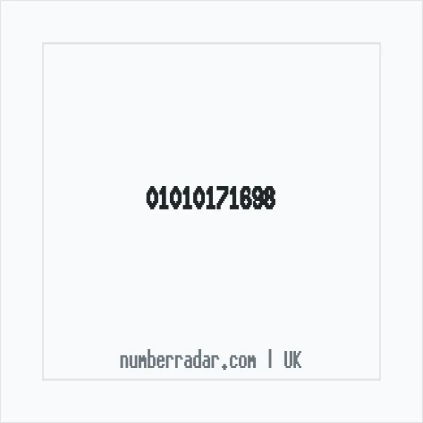 Reverse number check for +44 1010 171698 — who called me?