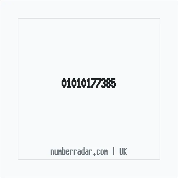 Reverse number check for +44 1010 177385 — who called me?