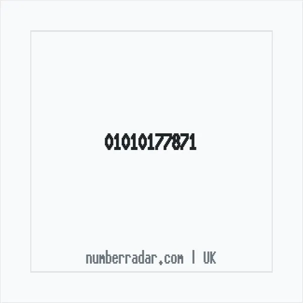 Reverse number check for +44 1010 177871 — who called me?