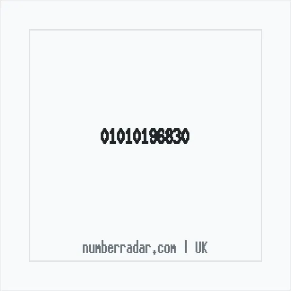 Reverse number check for +44 1010 196830 — who called me?