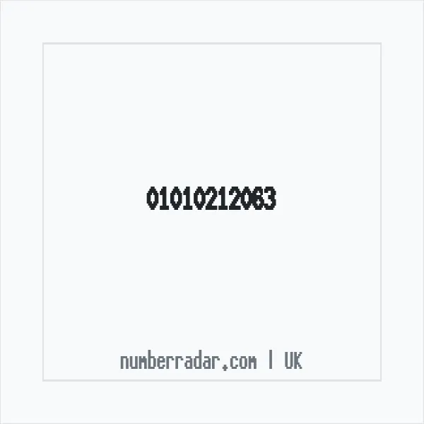 Reverse number check for +44 1010 212063 — who called me?