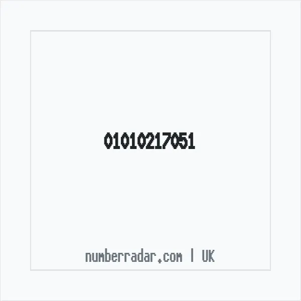 Reverse number check for +44 1010 217051 — who called me?