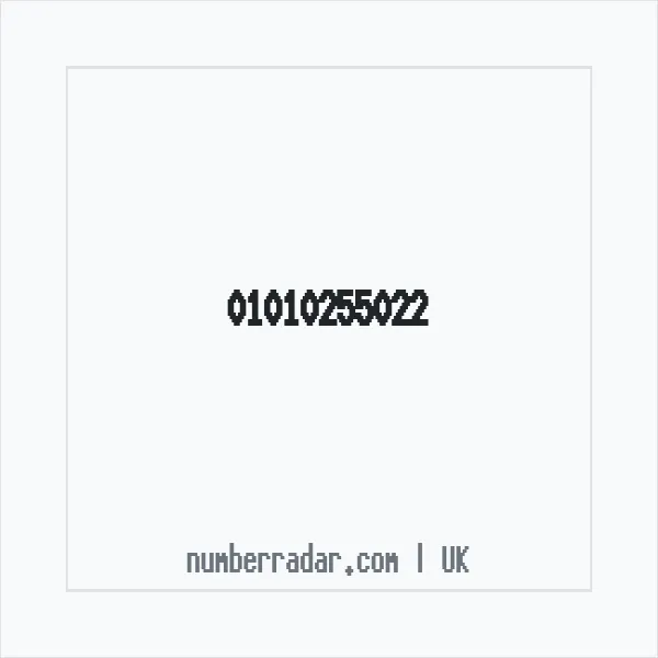 Reverse number check for +44 1010 255022 — who called me?