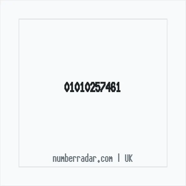 Reverse number check for +44 1010 257461 — who called me?