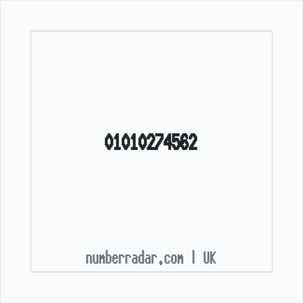 Reverse number check for +44 1010 274562 — who called me?