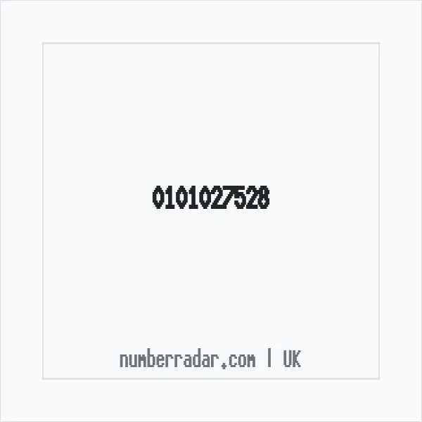 Reverse number check for +44 101027528 — who called me?