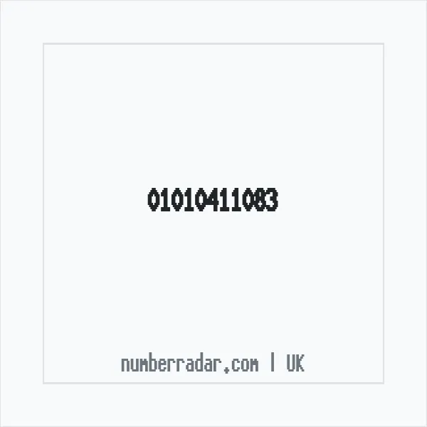 Reverse number check for +44 1010 411083 — who called me?