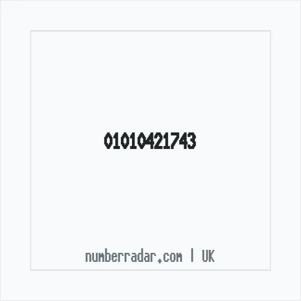 Reverse number check for +44 1010 421743 — who called me?