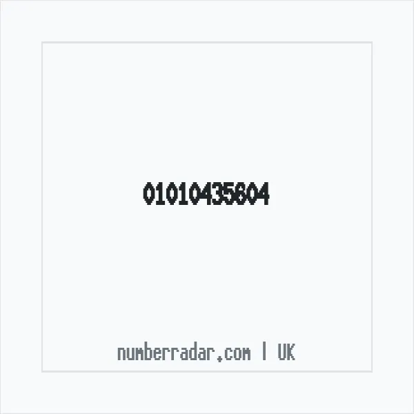 Reverse number check for +44 1010 435604 — who called me?